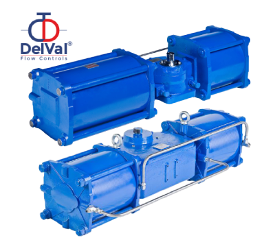 DelVal Pneumatic Scotch Yoke Actuators